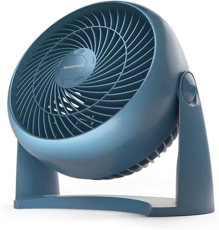 Honeywell TurboForce Power Fan (Quiet Operation Cooling, 90° Variable Tilt, 3 Speed Settings, Wall Mount Feature, Table Fan) HT900E
