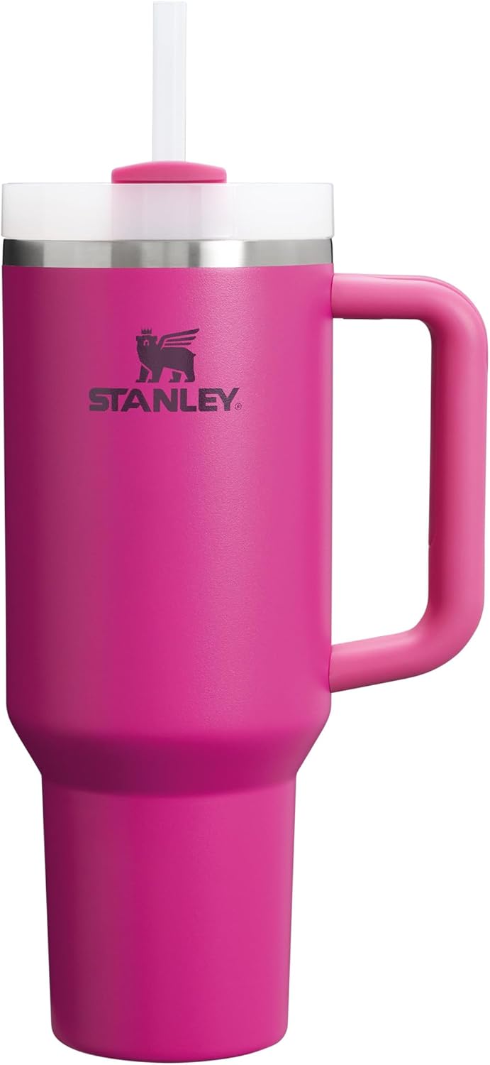 STANLEY 1913 Quencher H2.0 Flowstate Tumbler 1.2L - Cold for 11 Hours - Iced for 48 Hours - Metal Water Bottle with Straw, Handle and Lid - Dishwasher Safe - Travel Mug for Cold Drinks - Azure | Cold For 11 Hours - Iced For 48 Hours - Stainless Steel Tumb