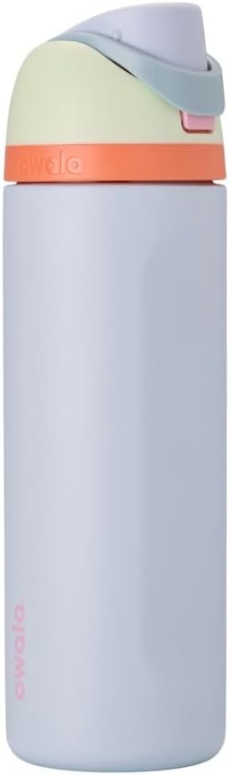 Owala FreeSip Insulated Stainless Steel Water Bottle with Straw, Leak Proof, BPA-Free, 710ml, Iced Breeze