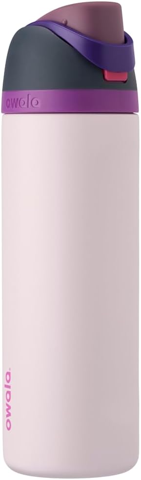 Owala FreeSip Insulated Stainless Steel Water Bottle with Straw, Leak Proof, BPA-Free, 710ml, Iced Breeze