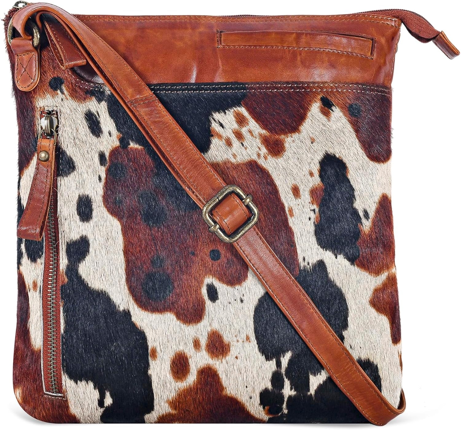 Oak Leathers Women's Genuine Leather Crossbody Bag