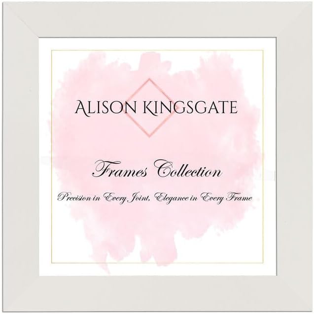 Alison Kingsgate Modern Black Picture Frame for Photos & Posters - 100X70CM | Engineered Wood, Shatterproof Perspex Front, Ideal for Wall Art Display, Documents, Certificate & Home Décor