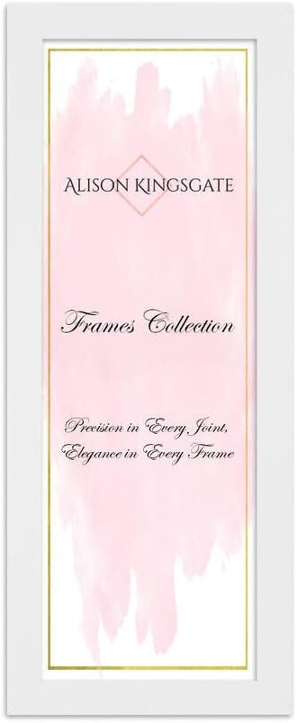 Alison Kingsgate Modern Black Picture Frame for Photos & Posters - 100X70CM | Engineered Wood, Shatterproof Perspex Front, Ideal for Wall Art Display, Documents, Certificate & Home Décor