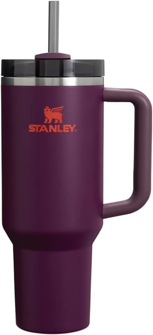 STANLEY 1913 Quencher H2.0 Flowstate Tumbler 1.2L - Cold for 11 Hours - Iced for 48 Hours - Metal Water Bottle with Straw, Handle and Lid - Dishwasher Safe - Travel Mug for Cold Drinks - Azure | Cold For 11 Hours - Iced For 48 Hours - Stainless Steel Tumb
