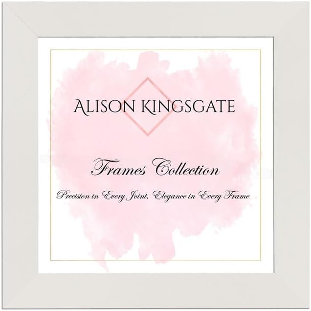Alison Kingsgate Modern Black Picture Frame for Photos & Posters - 100X70CM | Engineered Wood, Shatterproof Perspex Front, Ideal for Wall Art Display, Documents, Certificate & Home Décor