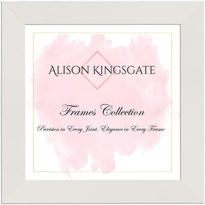 Alison Kingsgate Modern Black Picture Frame for Photos & Posters - 100X70CM | Engineered Wood, Shatterproof Perspex Front, Ideal for Wall Art Display, Documents, Certificate & Home Décor