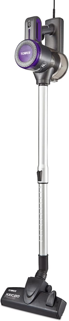 Tower Pro Corded 3-in-1 Vacuum Cleaner with Cyclonic Suction, Built-in HEPA 13 Filter, Grey and Blue, T513005