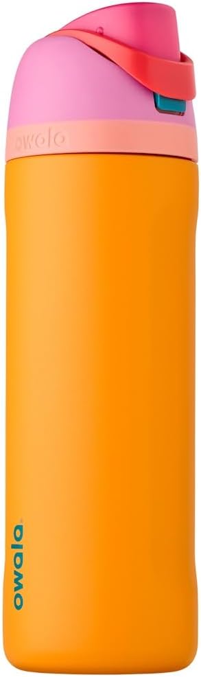 Owala FreeSip Insulated Stainless Steel Water Bottle with Straw, Leak Proof, BPA-Free, 710ml, Iced Breeze
