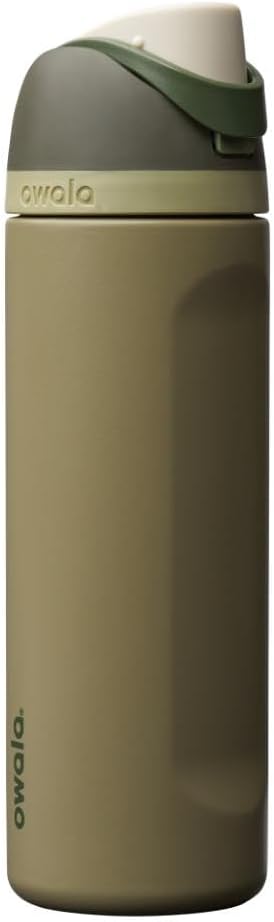 Owala FreeSip Insulated Stainless Steel Water Bottle with Straw, Leak Proof, BPA-Free, 710ml, Iced Breeze