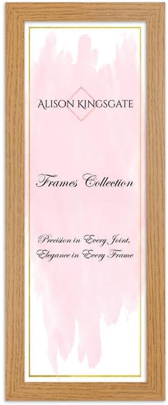 Alison Kingsgate Modern Black Picture Frame for Photos & Posters - 100X70CM | Engineered Wood, Shatterproof Perspex Front, Ideal for Wall Art Display, Documents, Certificate & Home Décor