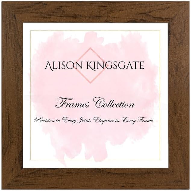 Alison Kingsgate Modern Black Picture Frame for Photos & Posters - 100X70CM | Engineered Wood, Shatterproof Perspex Front, Ideal for Wall Art Display, Documents, Certificate & Home Décor