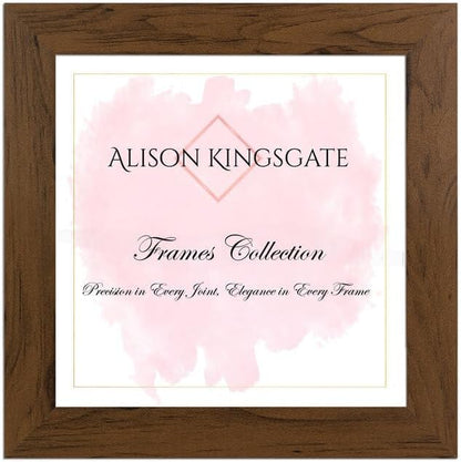 Alison Kingsgate Modern Black Picture Frame for Photos & Posters - 100X70CM | Engineered Wood, Shatterproof Perspex Front, Ideal for Wall Art Display, Documents, Certificate & Home Décor