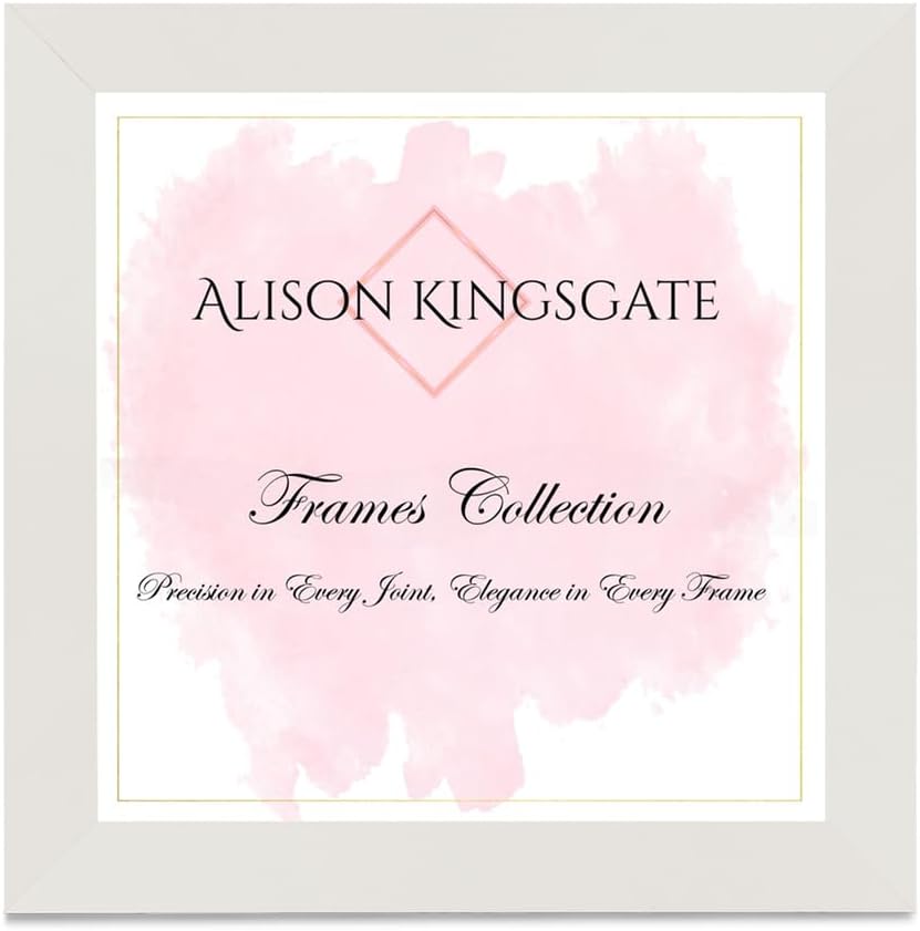 Alison Kingsgate Modern Black Picture Frame for Photos & Posters - 100X70CM | Engineered Wood, Shatterproof Perspex Front, Ideal for Wall Art Display, Documents, Certificate & Home Décor