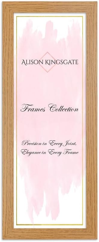 Alison Kingsgate Modern Black Picture Frame for Photos & Posters - 100X70CM | Engineered Wood, Shatterproof Perspex Front, Ideal for Wall Art Display, Documents, Certificate & Home Décor