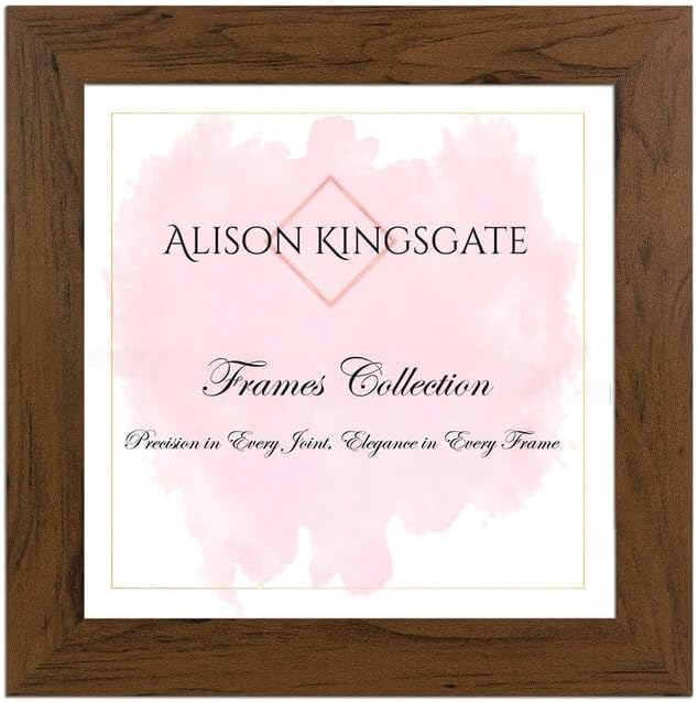 Alison Kingsgate Modern Black Picture Frame for Photos & Posters - 100X70CM | Engineered Wood, Shatterproof Perspex Front, Ideal for Wall Art Display, Documents, Certificate & Home Décor