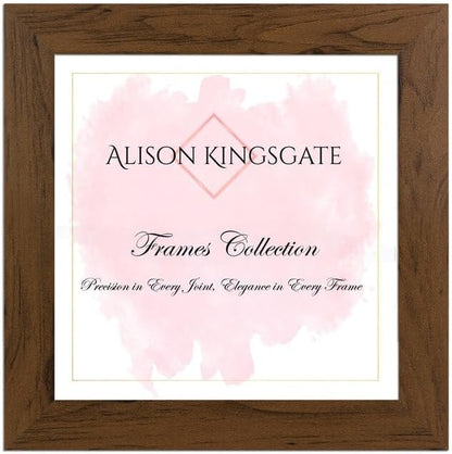 Alison Kingsgate Modern Black Picture Frame for Photos & Posters - 100X70CM | Engineered Wood, Shatterproof Perspex Front, Ideal for Wall Art Display, Documents, Certificate & Home Décor