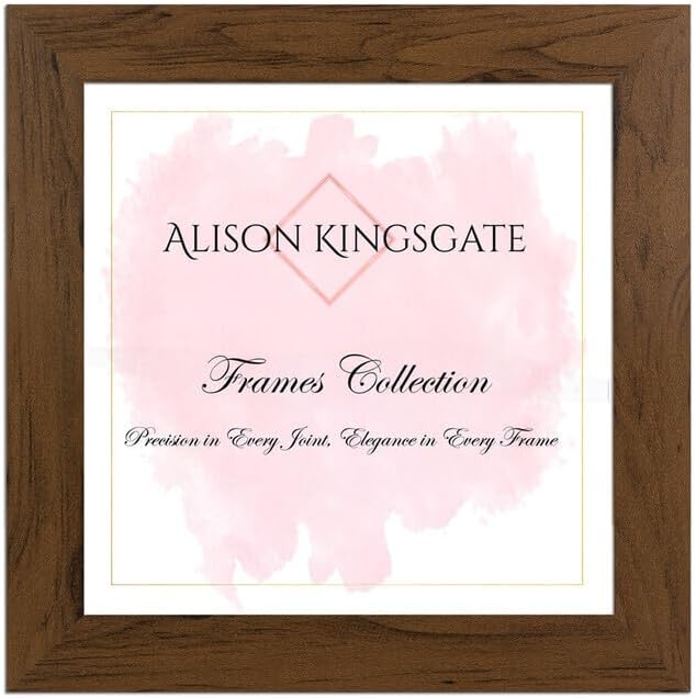 Alison Kingsgate Modern Black Picture Frame for Photos & Posters - 100X70CM | Engineered Wood, Shatterproof Perspex Front, Ideal for Wall Art Display, Documents, Certificate & Home Décor