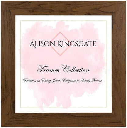 Alison Kingsgate Modern Black Picture Frame for Photos & Posters - 100X70CM | Engineered Wood, Shatterproof Perspex Front, Ideal for Wall Art Display, Documents, Certificate & Home Décor