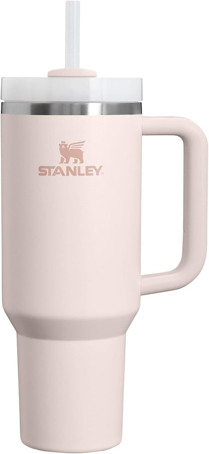STANLEY 1913 Quencher H2.0 Flowstate Tumbler 1.2L - Cold for 11 Hours - Iced for 48 Hours - Metal Water Bottle with Straw, Handle and Lid - Dishwasher Safe - Travel Mug for Cold Drinks - Azure | Cold For 11 Hours - Iced For 48 Hours - Stainless Steel Tumb