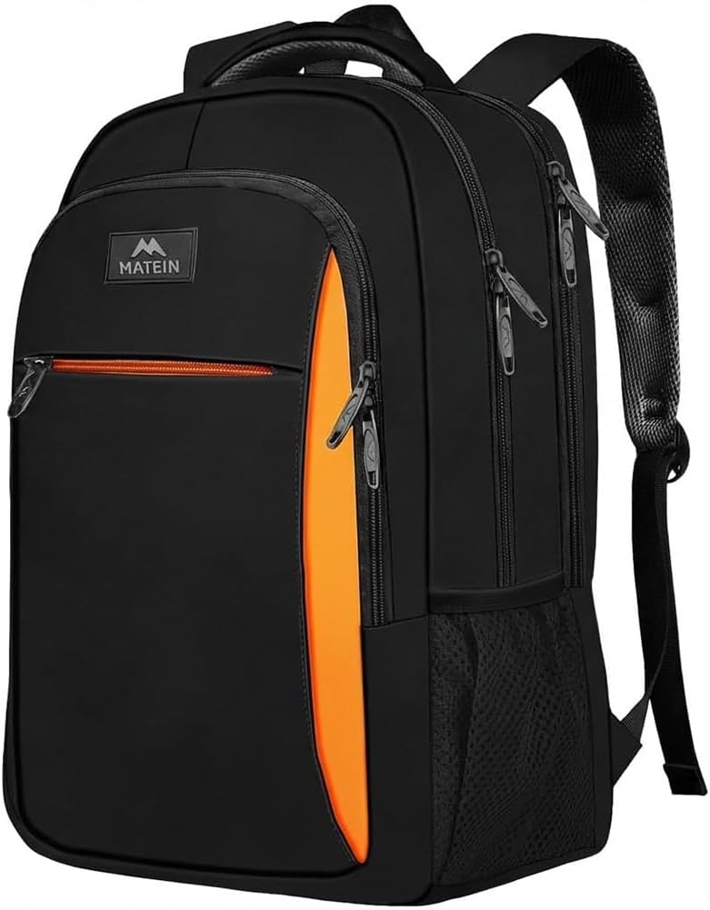 MATEIN Travel Laptop Backpack – Anti-Theft & Luggage Strap