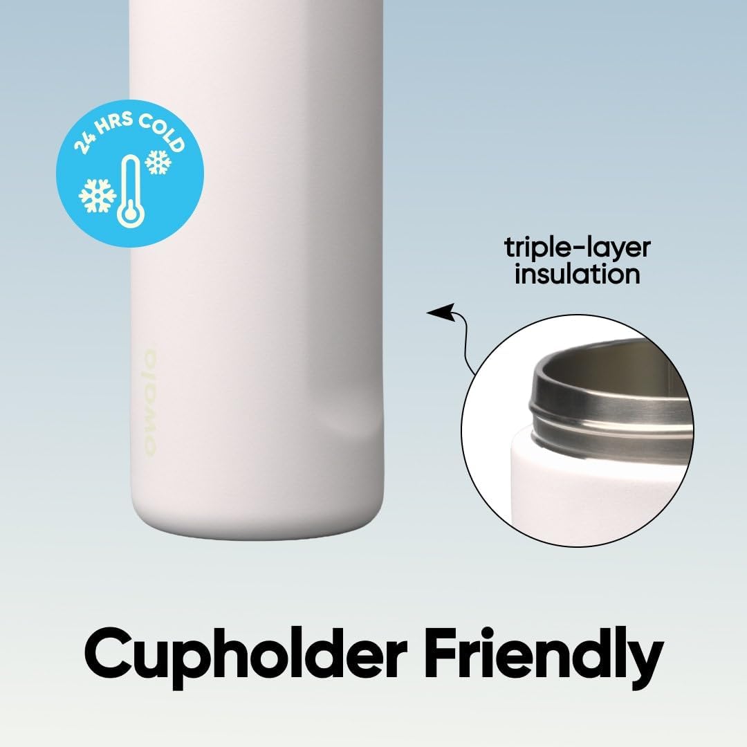 Owala FreeSip Insulated Stainless Steel Water Bottle with Straw, Leak Proof, BPA-Free, 710ml, Iced Breeze