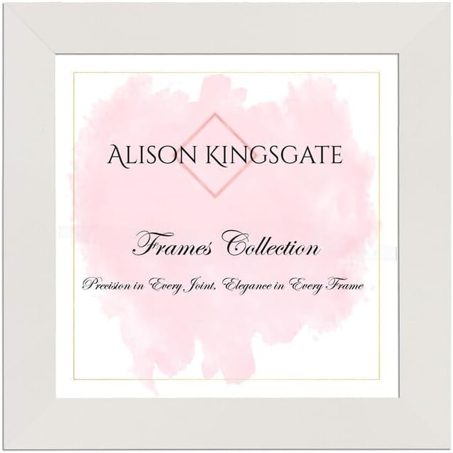 Alison Kingsgate Modern Black Picture Frame for Photos & Posters - 100X70CM | Engineered Wood, Shatterproof Perspex Front, Ideal for Wall Art Display, Documents, Certificate & Home Décor