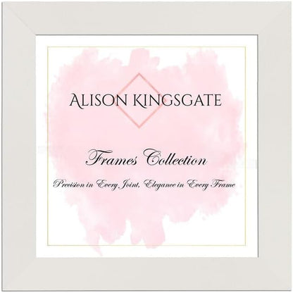 Alison Kingsgate Modern Black Picture Frame for Photos & Posters - 100X70CM | Engineered Wood, Shatterproof Perspex Front, Ideal for Wall Art Display, Documents, Certificate & Home Décor