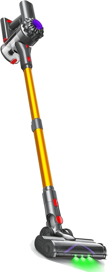 VACTechPro Cordless Vacuum Cleaner, 35KPa/45Mins Stick Vacuum, 6-in-1 Lightweight Powerful Handheld Vacuums with Detachable Battery, Anti-Tangled Upright Vacuum for Pet Hair Carpet Home Stair Car