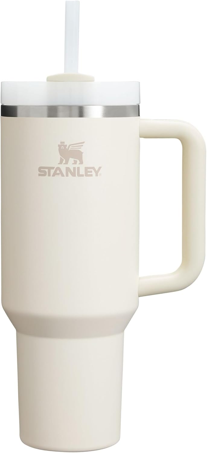 STANLEY 1913 Quencher H2.0 Flowstate Tumbler 1.2L - Cold for 11 Hours - Iced for 48 Hours - Metal Water Bottle with Straw, Handle and Lid - Dishwasher Safe - Travel Mug for Cold Drinks - Azure | Cold For 11 Hours - Iced For 48 Hours - Stainless Steel Tumb