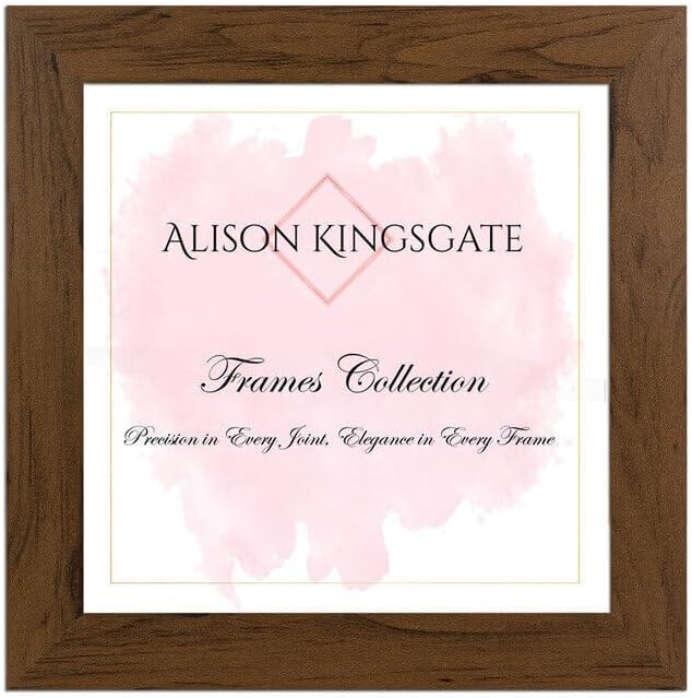 Alison Kingsgate Modern Black Picture Frame for Photos & Posters - 100X70CM | Engineered Wood, Shatterproof Perspex Front, Ideal for Wall Art Display, Documents, Certificate & Home Décor