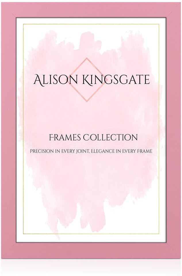 Alison Kingsgate Modern Black Picture Frame for Photos & Posters - 100X70CM | Engineered Wood, Shatterproof Perspex Front, Ideal for Wall Art Display, Documents, Certificate & Home Décor