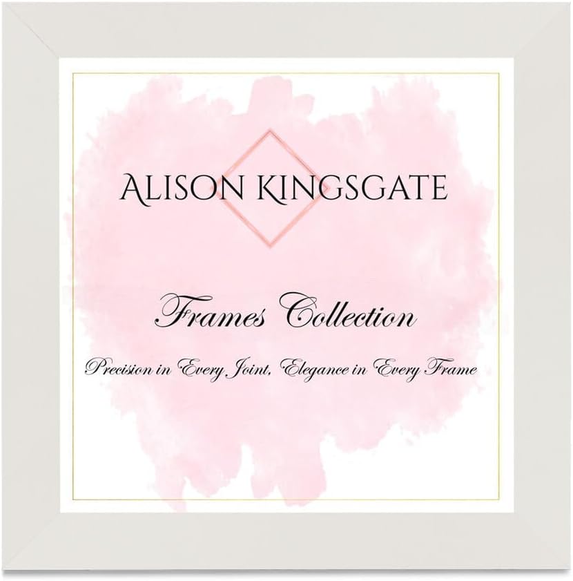 Alison Kingsgate Modern Black Picture Frame for Photos & Posters - 100X70CM | Engineered Wood, Shatterproof Perspex Front, Ideal for Wall Art Display, Documents, Certificate & Home Décor