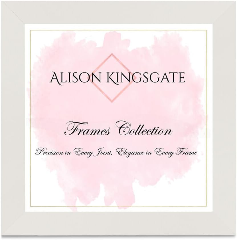 Alison Kingsgate Modern Black Picture Frame for Photos & Posters - 100X70CM | Engineered Wood, Shatterproof Perspex Front, Ideal for Wall Art Display, Documents, Certificate & Home Décor