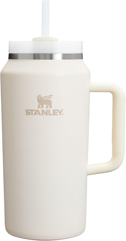 STANLEY 1913 Quencher H2.0 Flowstate Tumbler 1.2L - Cold for 11 Hours - Iced for 48 Hours - Metal Water Bottle with Straw, Handle and Lid - Dishwasher Safe - Travel Mug for Cold Drinks - Azure | Cold For 11 Hours - Iced For 48 Hours - Stainless Steel Tumb