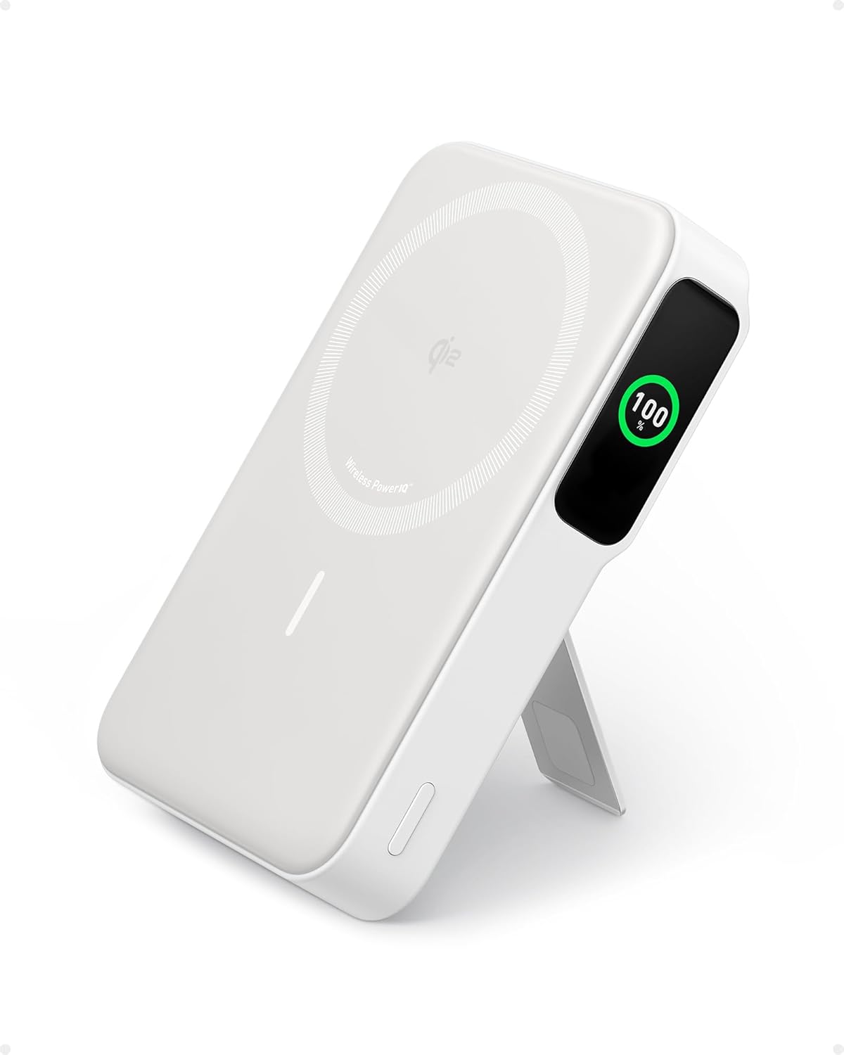 Anker MagGo 10,000mAh Magnetic Power Bank – Qi2 15W with Stand