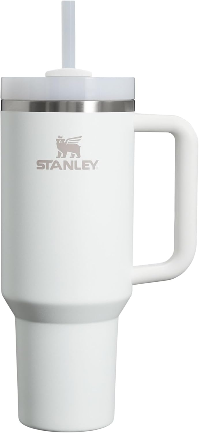STANLEY 1913 Quencher H2.0 Flowstate Tumbler 1.2L - Cold for 11 Hours - Iced for 48 Hours - Metal Water Bottle with Straw, Handle and Lid - Dishwasher Safe - Travel Mug for Cold Drinks - Azure | Cold For 11 Hours - Iced For 48 Hours - Stainless Steel Tumb