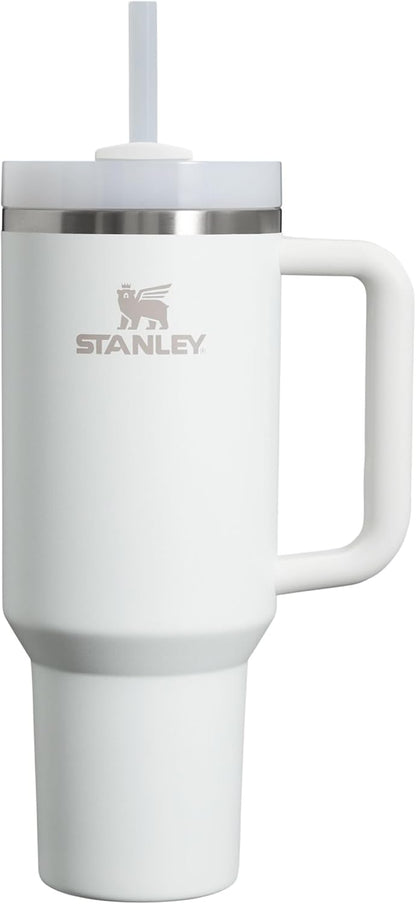 STANLEY 1913 Quencher H2.0 Flowstate Tumbler 1.2L - Cold for 11 Hours - Iced for 48 Hours - Metal Water Bottle with Straw, Handle and Lid - Dishwasher Safe - Travel Mug for Cold Drinks - Azure | Cold For 11 Hours - Iced For 48 Hours - Stainless Steel Tumb
