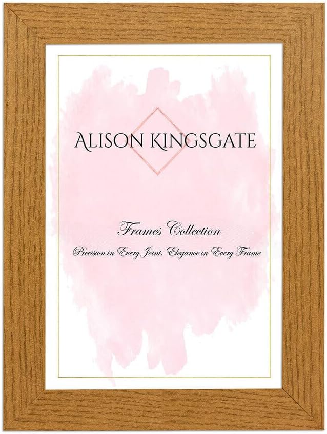 Alison Kingsgate Modern Black Picture Frame for Photos & Posters - 100X70CM | Engineered Wood, Shatterproof Perspex Front, Ideal for Wall Art Display, Documents, Certificate & Home Décor