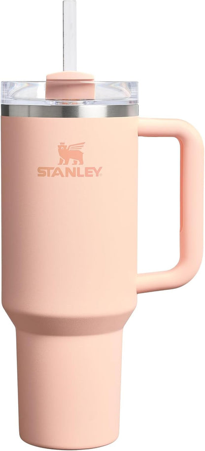 STANLEY 1913 Quencher H2.0 Flowstate Tumbler 1.2L - Cold for 11 Hours - Iced for 48 Hours - Metal Water Bottle with Straw, Handle and Lid - Dishwasher Safe - Travel Mug for Cold Drinks - Azure | Cold For 11 Hours - Iced For 48 Hours - Stainless Steel Tumb