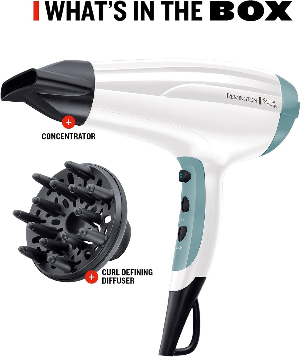 Remington Shine Therapy Hair Dryer – 2300W