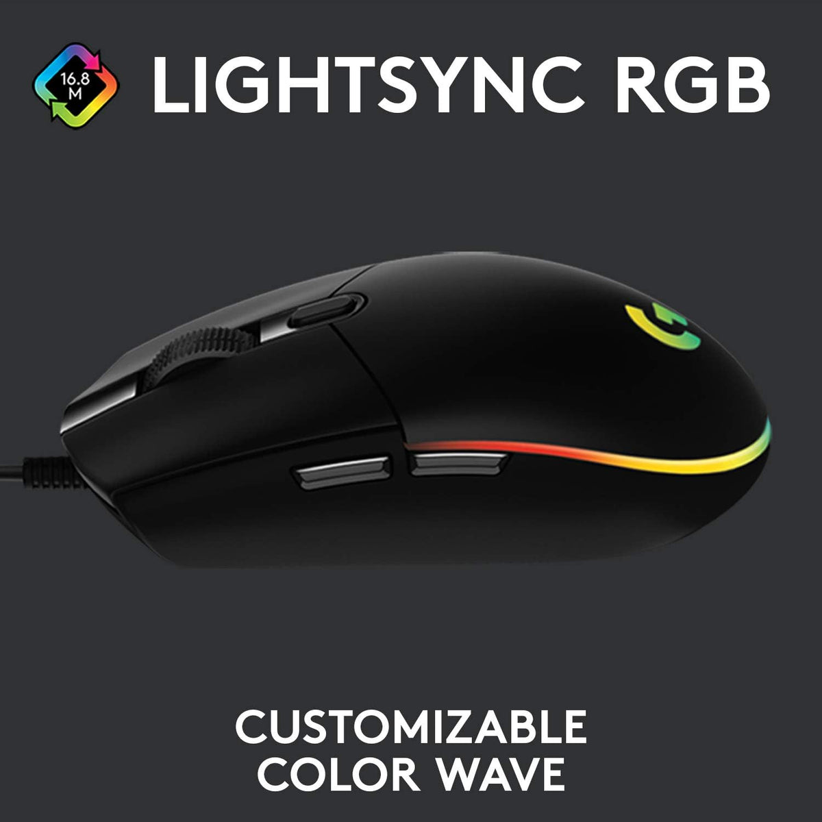 Logitech G203 LIGHTSYNC Gaming Mouse – 8,000 DPI RGB