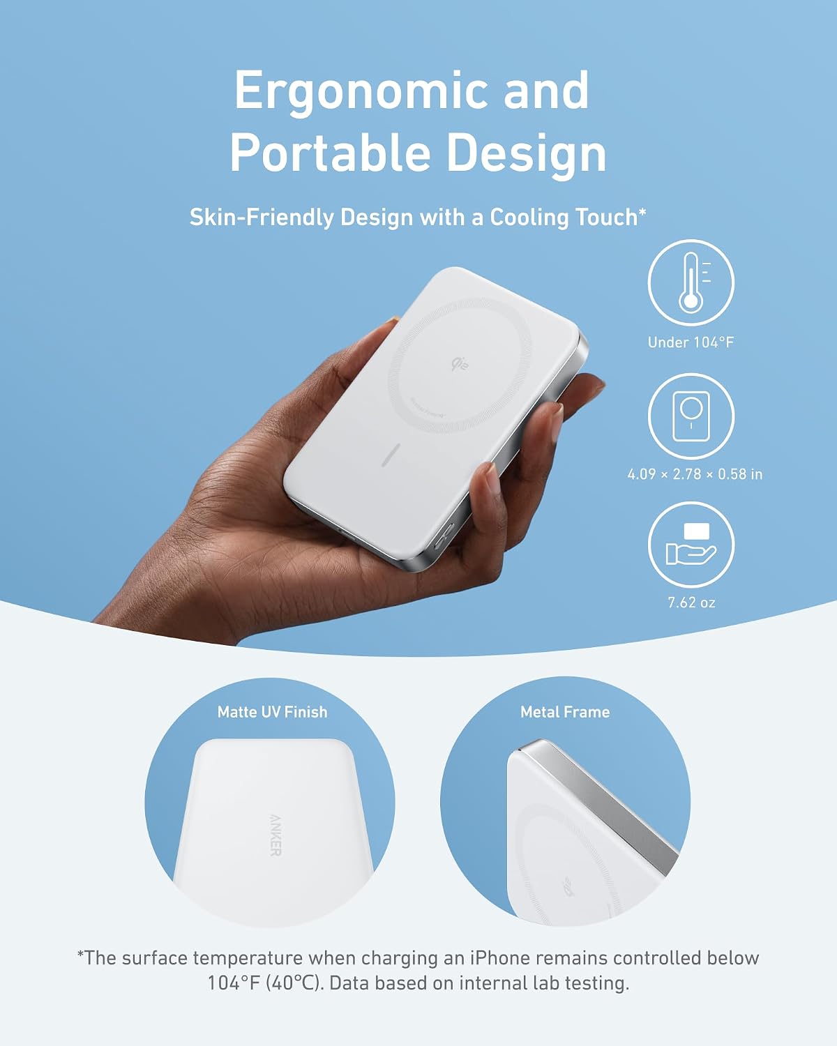 Anker MagGo Slim Magnetic Power Bank – 5,000mAh / 10,000mAh, Qi2 15W