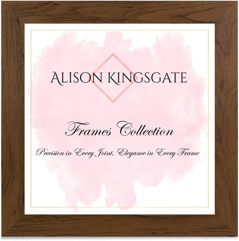 Alison Kingsgate Modern Black Picture Frame for Photos & Posters - 100X70CM | Engineered Wood, Shatterproof Perspex Front, Ideal for Wall Art Display, Documents, Certificate & Home Décor