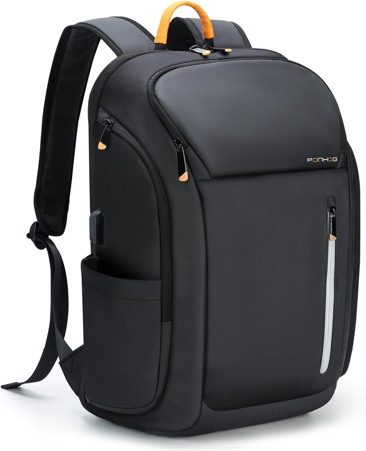 Ponhog 30L Travel Laptop Backpack – USB Charging & Anti-Theft Pocket