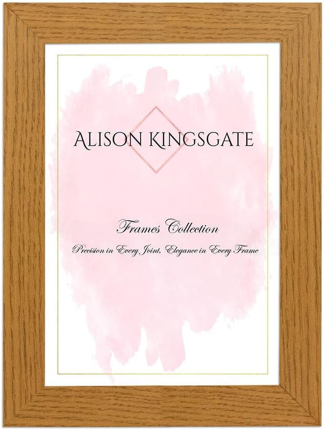 Alison Kingsgate Modern Black Picture Frame for Photos & Posters - 100X70CM | Engineered Wood, Shatterproof Perspex Front, Ideal for Wall Art Display, Documents, Certificate & Home Décor