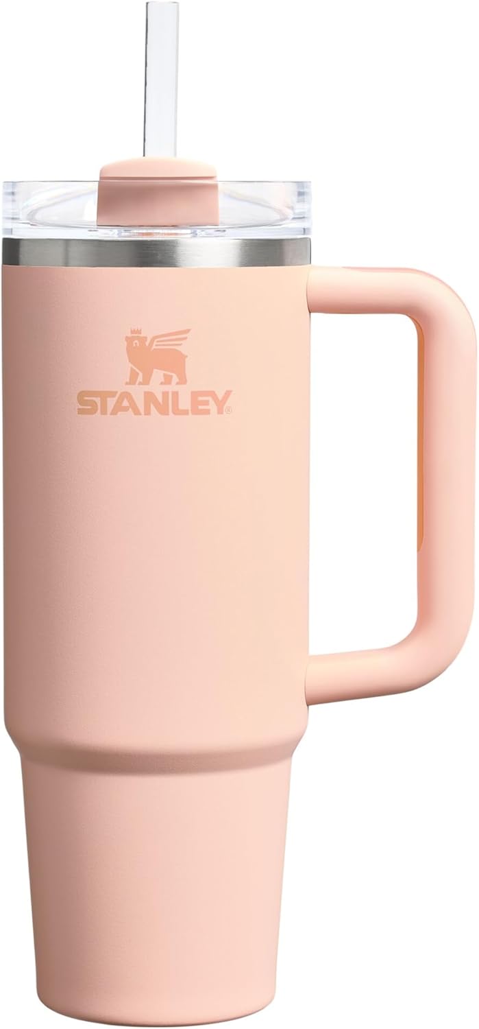 STANLEY 1913 Quencher H2.0 Flowstate Tumbler 1.2L - Cold for 11 Hours - Iced for 48 Hours - Metal Water Bottle with Straw, Handle and Lid - Dishwasher Safe - Travel Mug for Cold Drinks - Azure | Cold For 11 Hours - Iced For 48 Hours - Stainless Steel Tumb