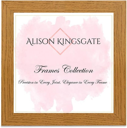 Alison Kingsgate Modern Black Picture Frame for Photos & Posters - 100X70CM | Engineered Wood, Shatterproof Perspex Front, Ideal for Wall Art Display, Documents, Certificate & Home Décor
