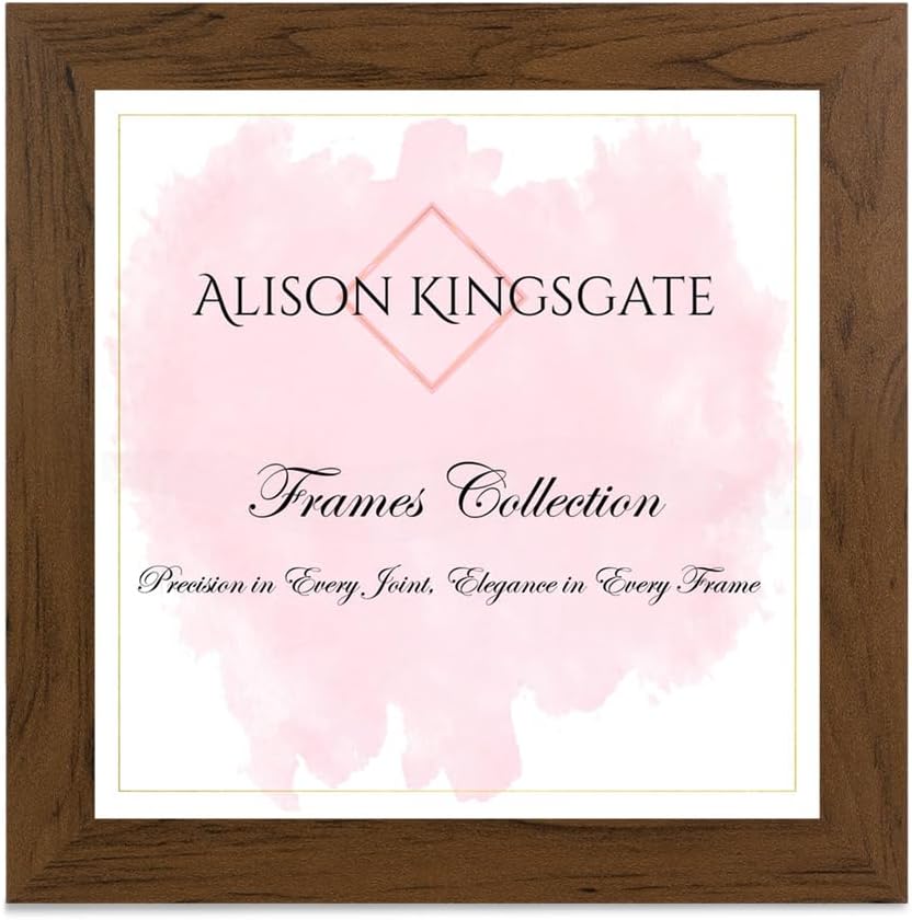 Alison Kingsgate Modern Black Picture Frame for Photos & Posters - 100X70CM | Engineered Wood, Shatterproof Perspex Front, Ideal for Wall Art Display, Documents, Certificate & Home Décor