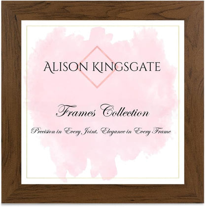 Alison Kingsgate Modern Black Picture Frame for Photos & Posters - 100X70CM | Engineered Wood, Shatterproof Perspex Front, Ideal for Wall Art Display, Documents, Certificate & Home Décor