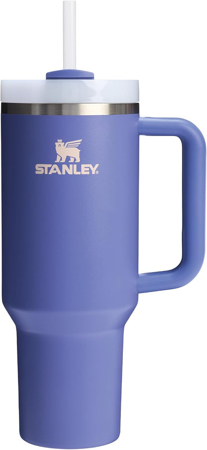 STANLEY 1913 Quencher H2.0 Flowstate Tumbler 1.2L - Cold for 11 Hours - Iced for 48 Hours - Metal Water Bottle with Straw, Handle and Lid - Dishwasher Safe - Travel Mug for Cold Drinks - Azure | Cold For 11 Hours - Iced For 48 Hours - Stainless Steel Tumb